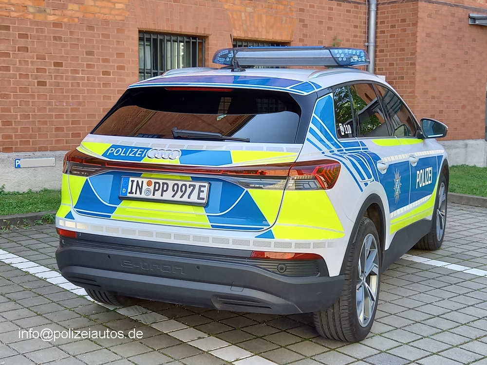 Polizeiautos De Audi Q4 E Tron