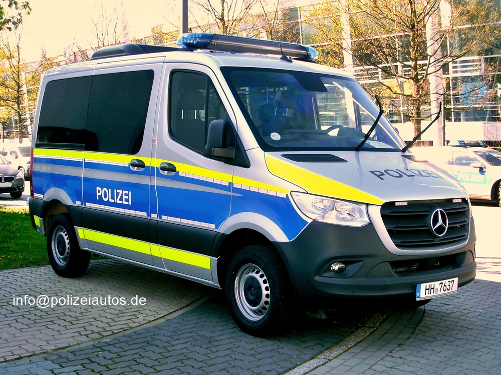 Polizeiautosde Mercedes Benz Br 907910 Sprinter Kr