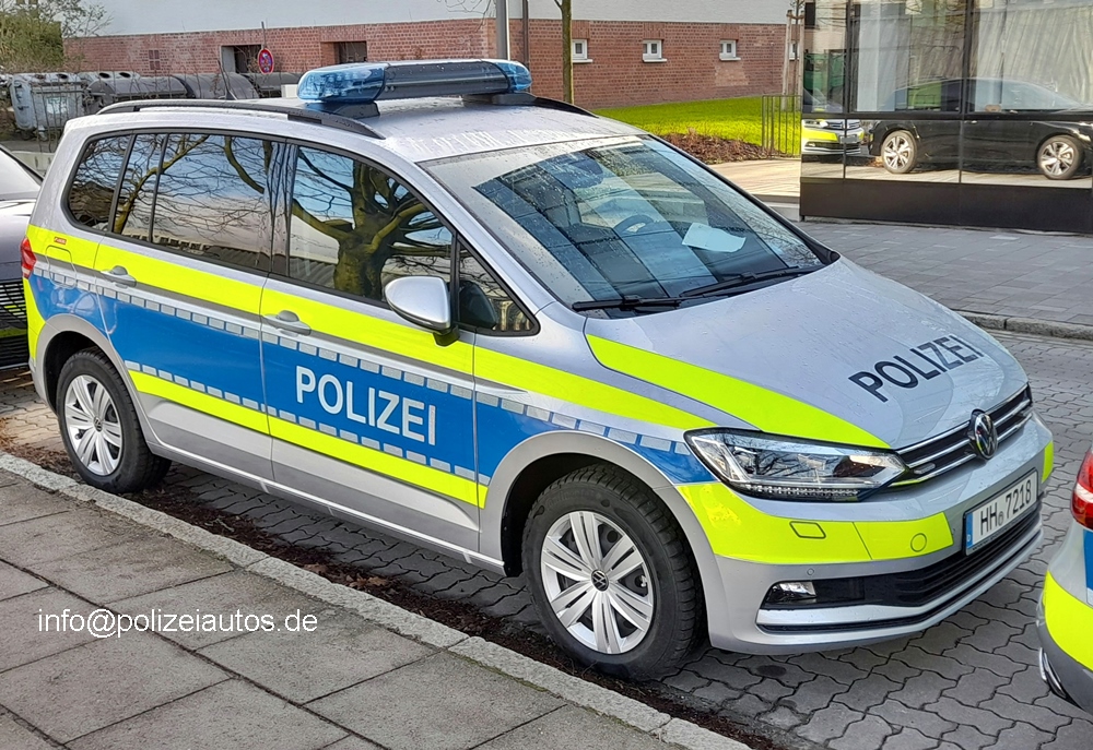 Polizeiautos De VW Touran II