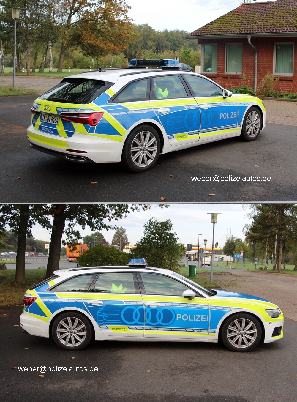 Polizeiautos De Audi A Avant Quattro Tdi