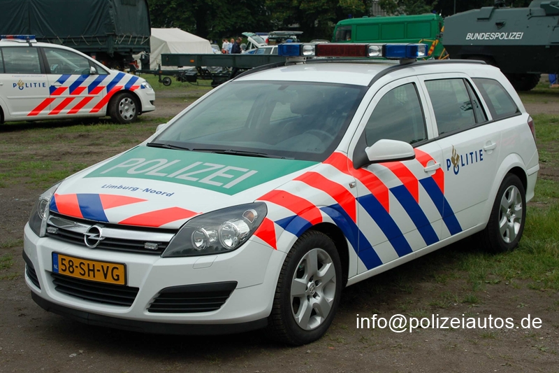 Polizeiautos De Opel Vectra Caravan