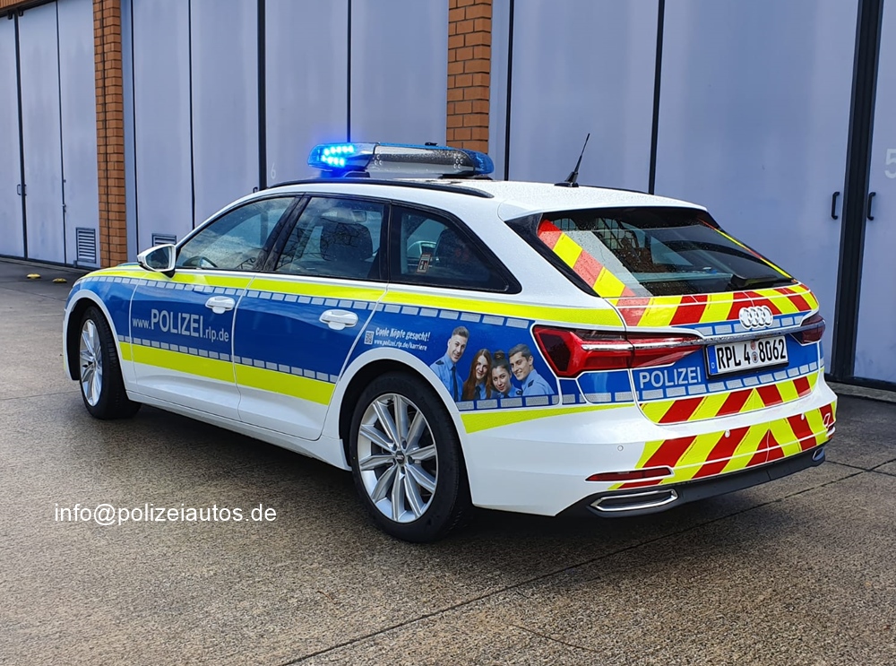 Polizeiautos De Audi A Avant Quattro Tdi