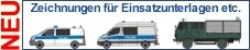 Zeichnungen von Polizeifahrzeugen f�r Einsatzunterlagen, Pr�sentationen etc.